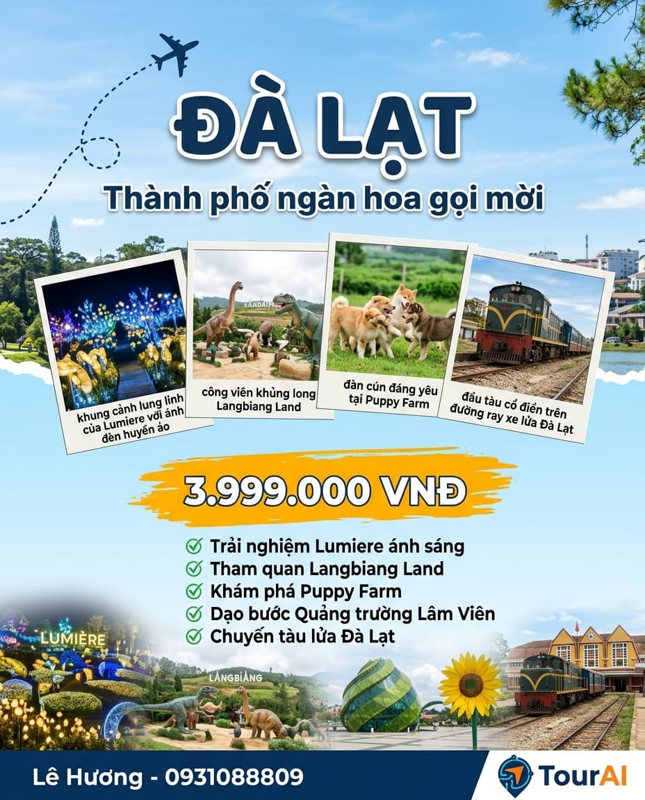 TourAI Poster Designer Example